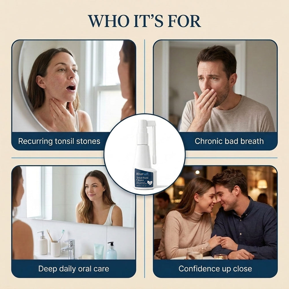 Tonsil Stone Spray - Reach & Clean Hidden Bacteria