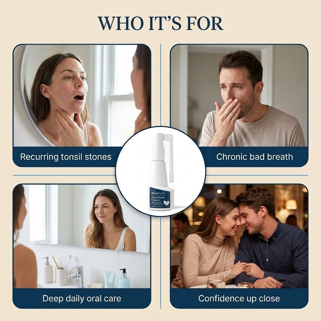 Tonsil Stone Spray - Reach & Clean Hidden Bacteria