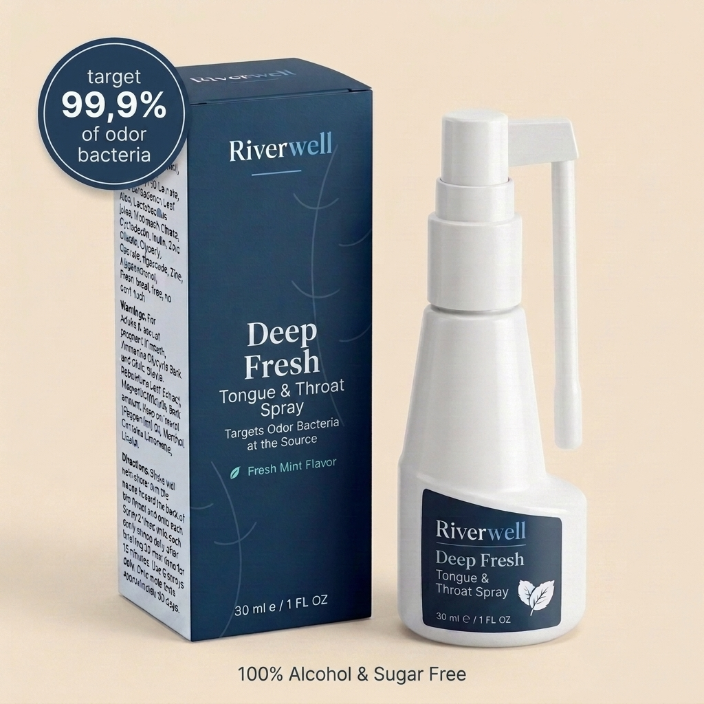 Riverwell Deep Fresh, Tongue & Throat Bacterial Spray